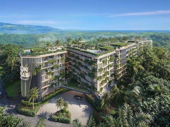 Sun Hills Lakeside Phuket среди зелени
